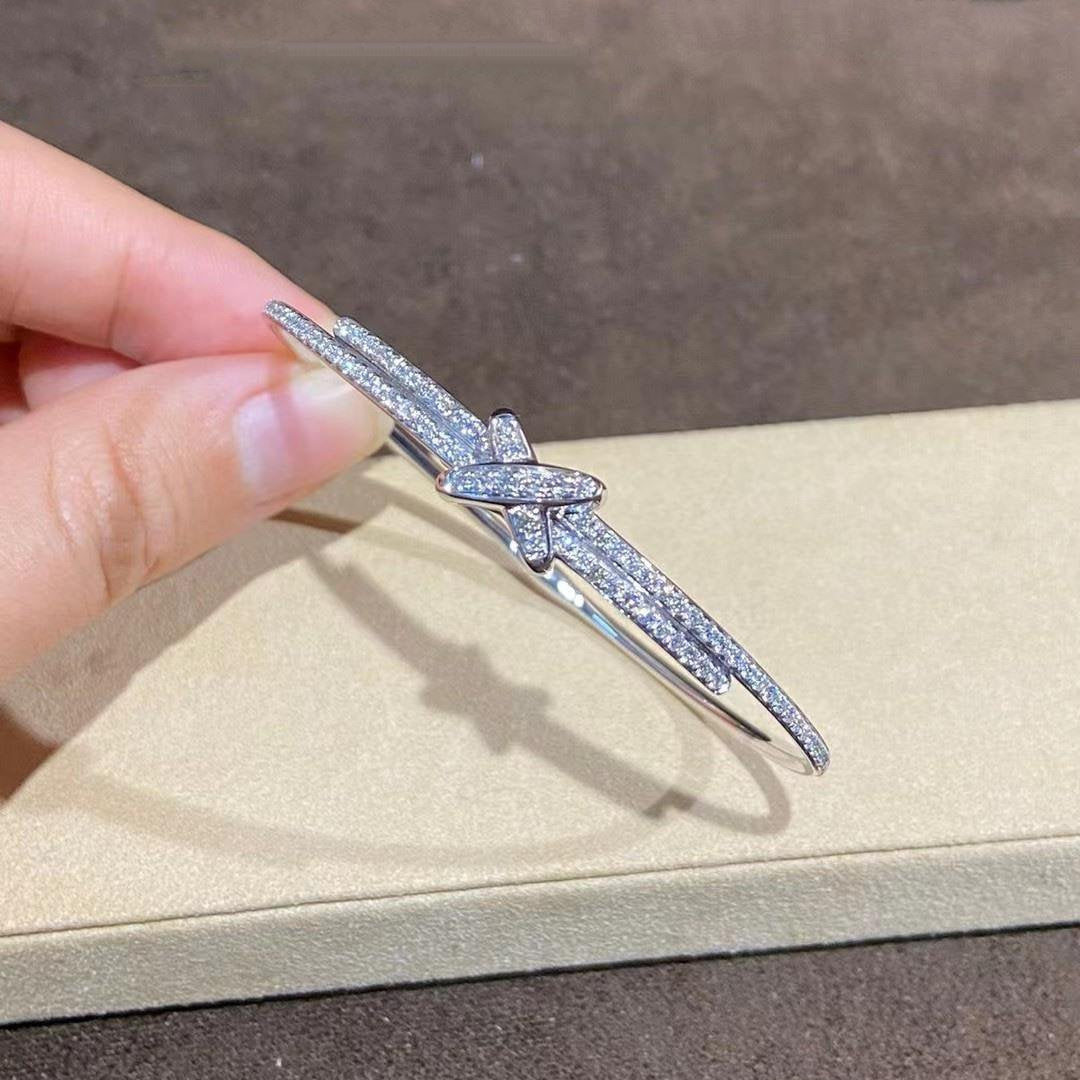 [Love Aura]JEUX DE BRACELET DIAMONDS SILVER