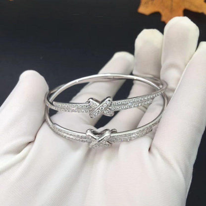 [Love Aura]JEUX DE BRACELET DIAMONDS SILVER