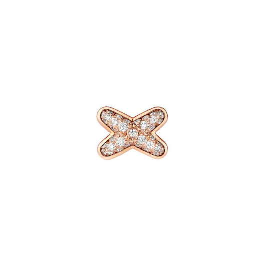 [Love Aura]JEUX DE PINK GOLD DIAMOND EARRINGS