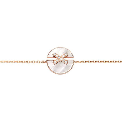 [Love Aura]JEUX DE BRACELET MOP PINK GOLD DIAMONDS