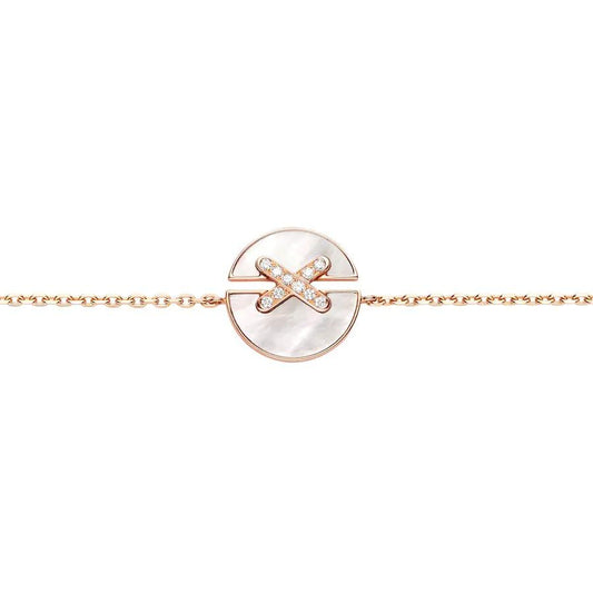 [Love Aura]JEUX DE BRACELET MOP PINK GOLD DIAMONDS