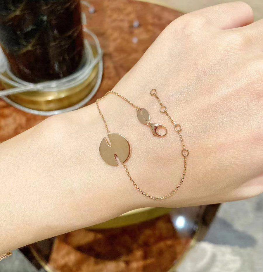 [Love Aura]JEUX DE BRACELET MOP PINK GOLD DIAMONDS