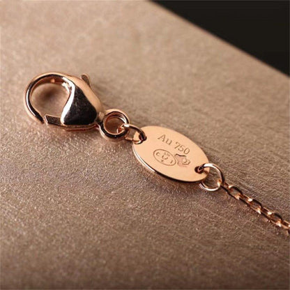 [Love Aura]Hollow Design Four-Leaf Clover Flower Shape Ring