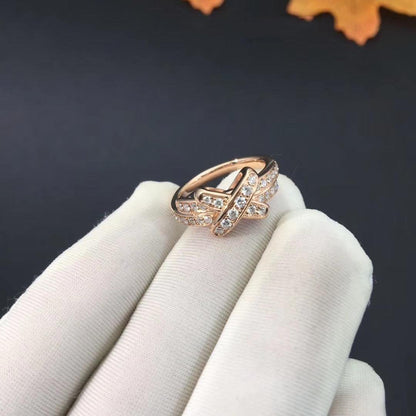 [Love Aura]JEUX DE RING PINK GOLD DIAMOND