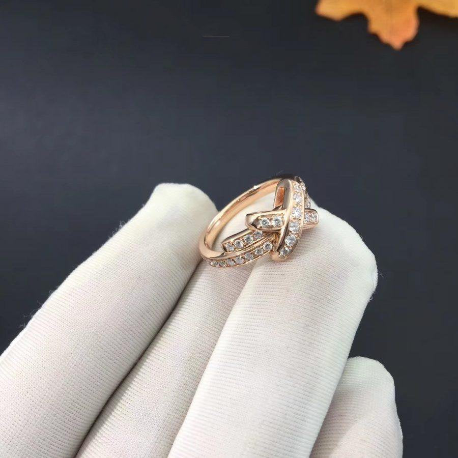 [Love Aura]JEUX DE RING PINK GOLD DIAMOND