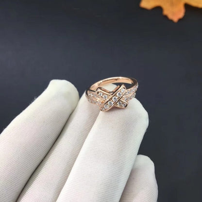 [Love Aura]JEUX DE RING PINK GOLD DIAMOND