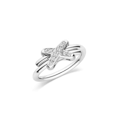 [Love Aura]JEUX DE SILVER DIAMOND RING
