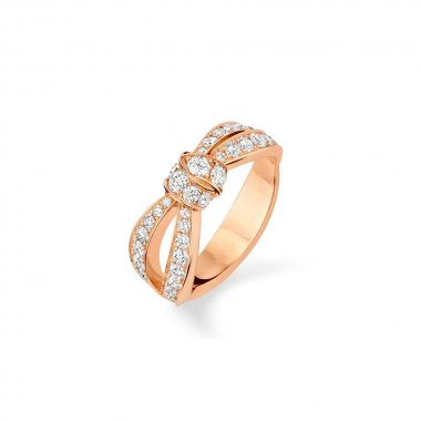 [Love Aura]LIENS PINK GOLD DIAMOND RING