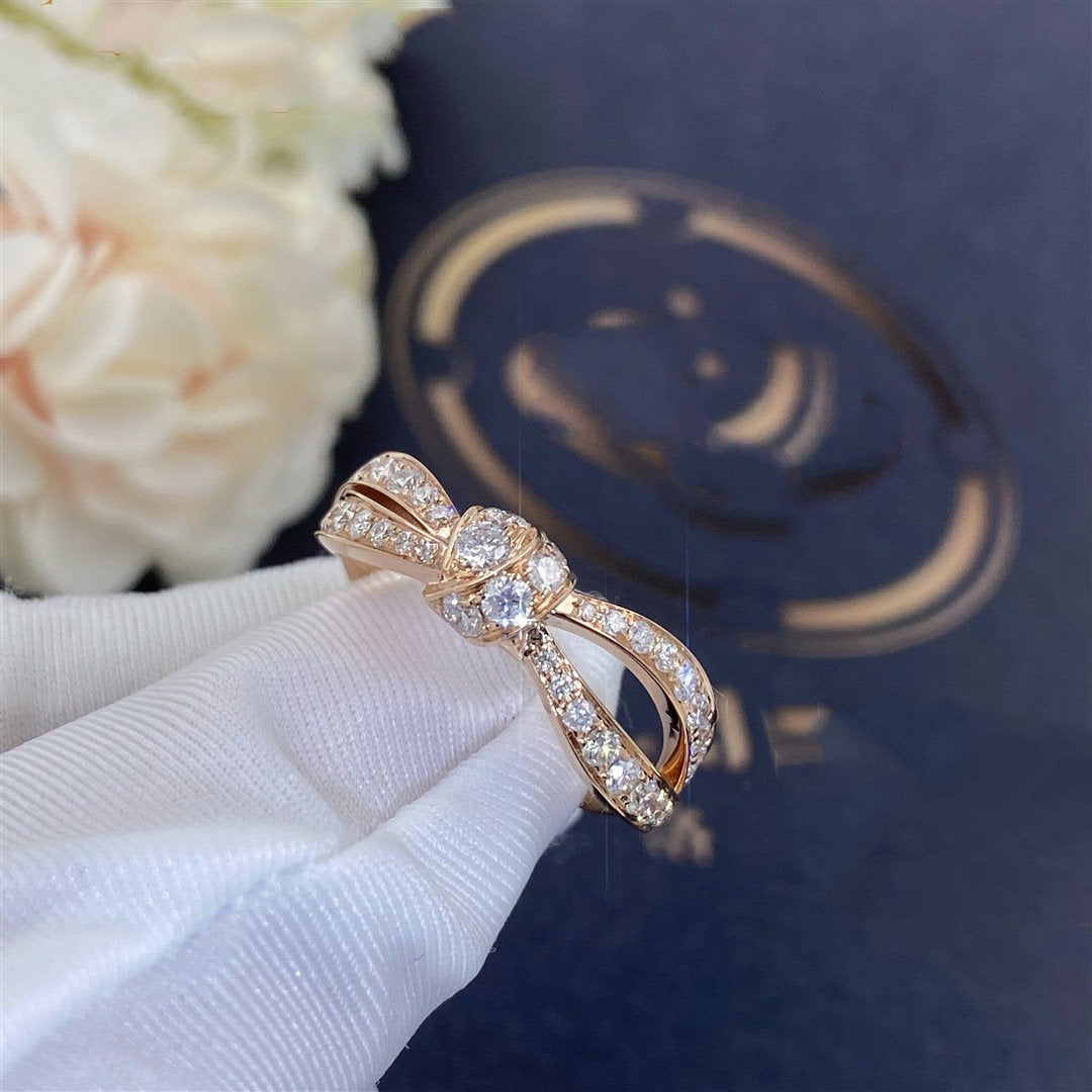 [Love Aura]LIENS PINK GOLD DIAMOND RING