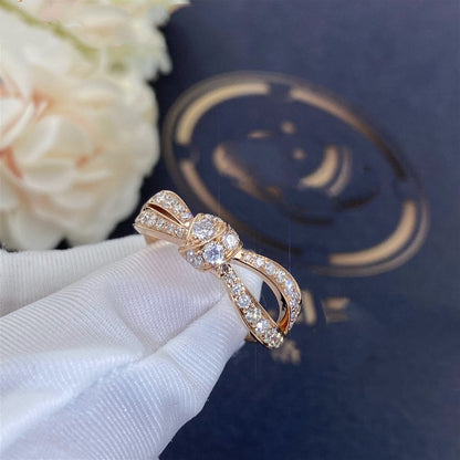 [Love Aura]LIENS PINK GOLD DIAMOND RING