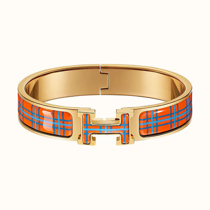 [Love Aura]H TARTAN BRACELET 12MM