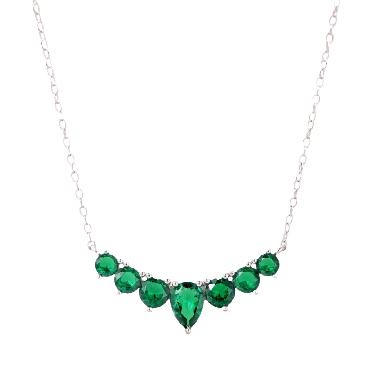 [Love Aura]Dainty Colorful Heart Necklace