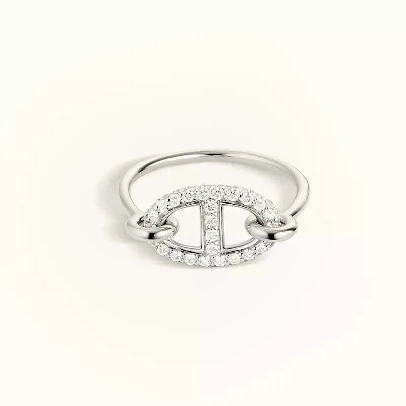 [Love Aura]RONDE SMALL SILVER DIAMOND RING
