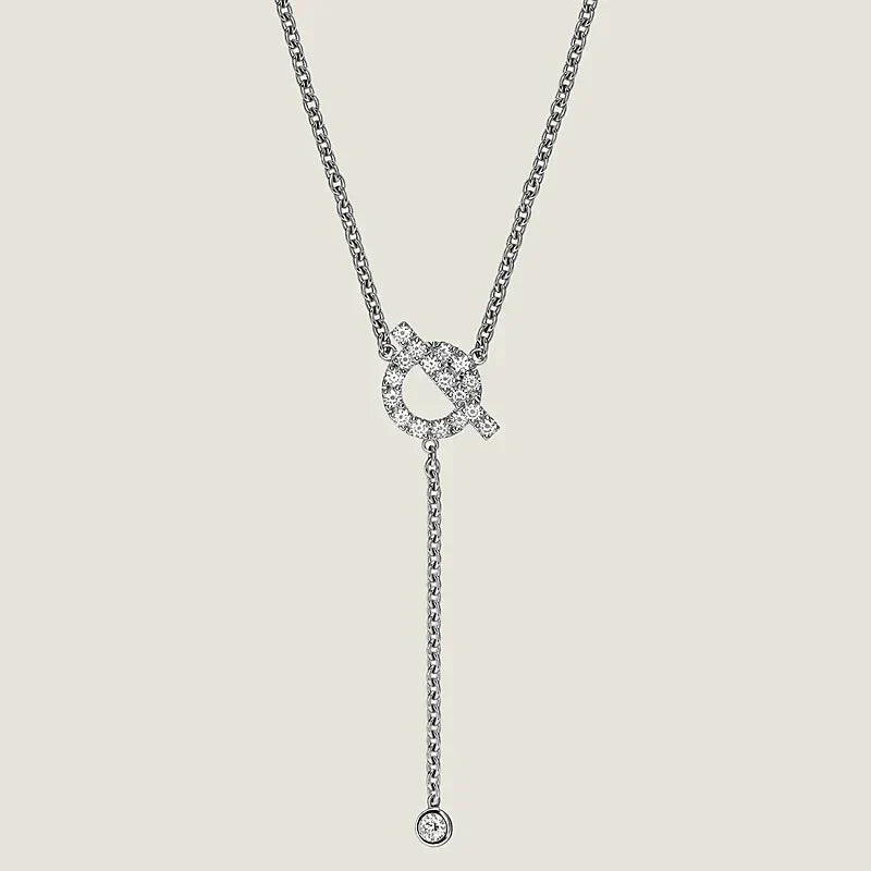 [Love Aura]FINESSE SILVER DIAMOND NECKLACE