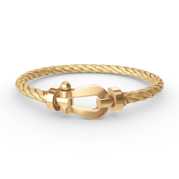 [Love Aura]FORCE LARGE HORSESHOE NO DIAMOND BRACELET GOLD