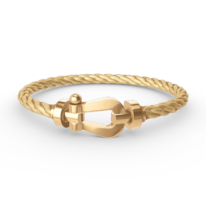 [Love Aura]FORCE LARGE HORSESHOE NO DIAMOND BRACELET GOLD