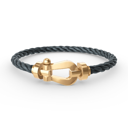 [Love Aura]FORCE LARGE HORSESHOE NO DIAMOND BRACELET GOLD