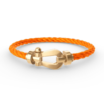 [Love Aura]FORCE LARGE HORSESHOE NO DIAMOND BRACELET GOLD