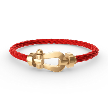 [Love Aura]FORCE LARGE HORSESHOE NO DIAMOND BRACELET GOLD