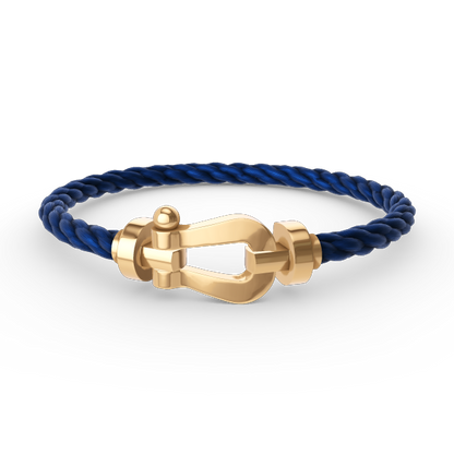 [Love Aura]FORCE LARGE HORSESHOE NO DIAMOND BRACELET GOLD
