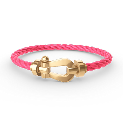 [Love Aura]FORCE LARGE HORSESHOE NO DIAMOND BRACELET GOLD