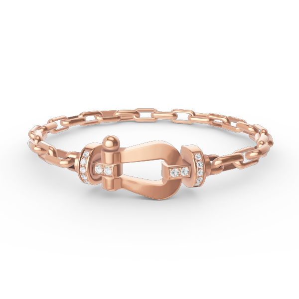 [Love Aura]FORCE LARGE HORSESHOE CLASP  METAL BRACELET