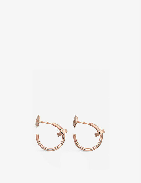 [Love Aura]JUSTE EARRINGS PINK GOLD