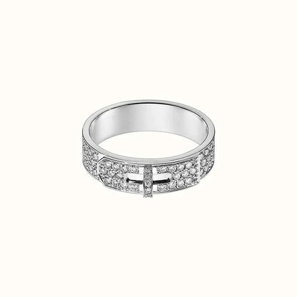 [Love Aura]KELLY SILVER DIAMOND RING