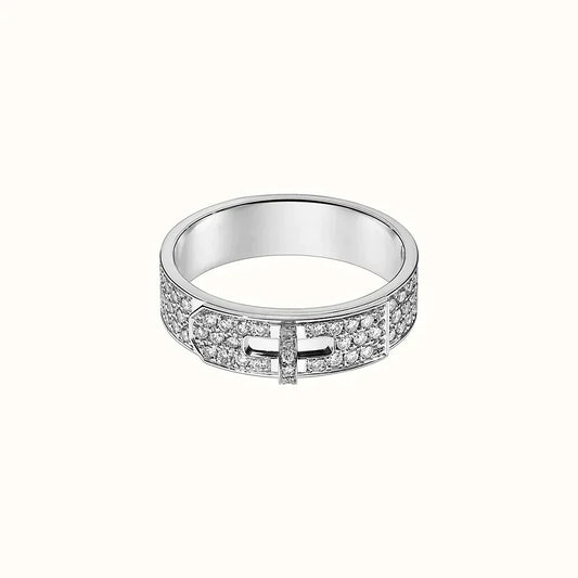 [Love Aura]KELLY SILVER DIAMOND RING