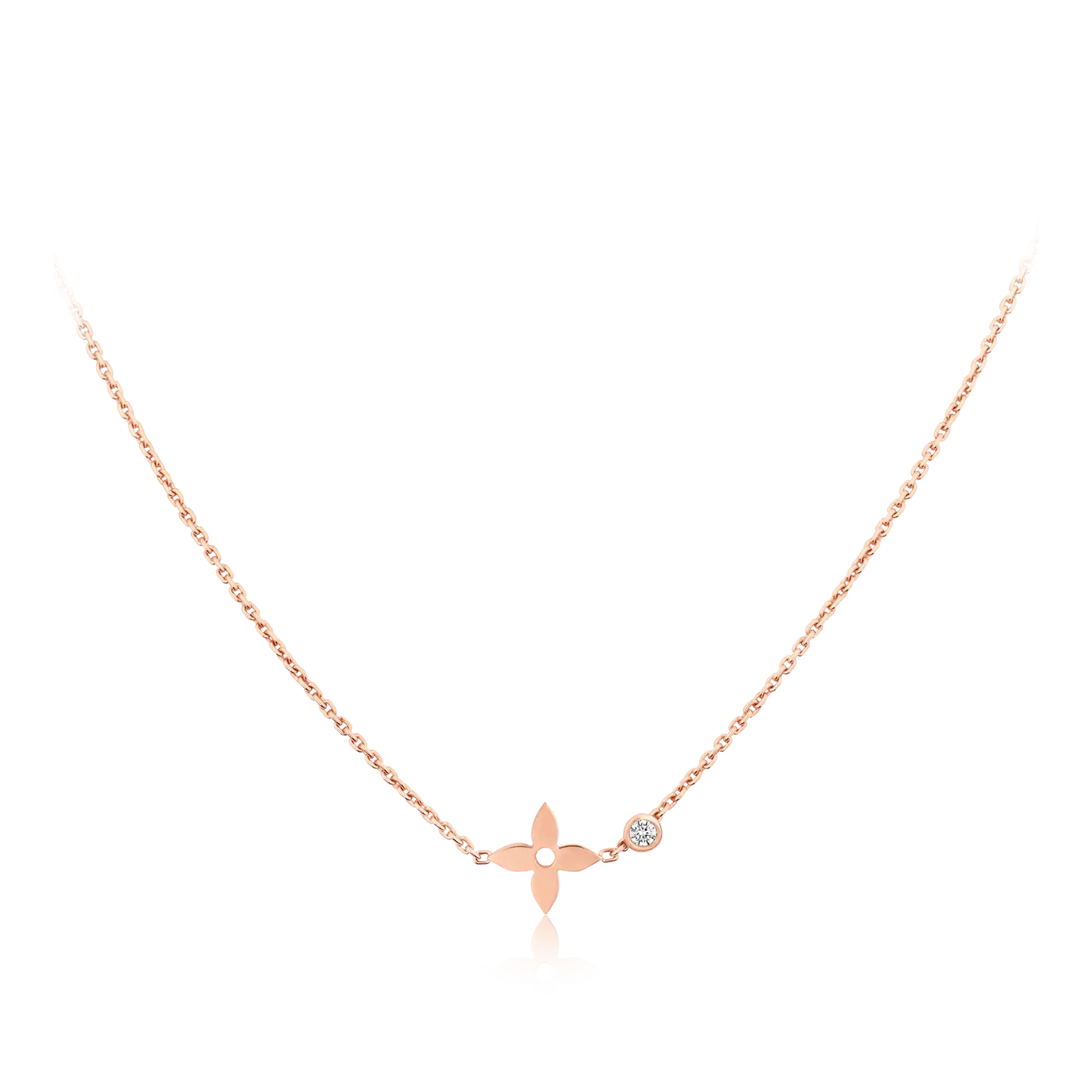[Love Aura]BLOSSOM PENDANT PINK GOLD AND DIAMOND