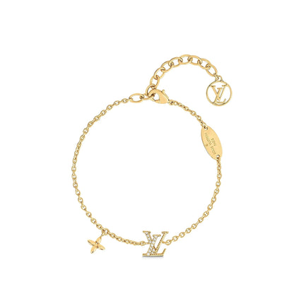[Love Aura]LOGO STAR MOTIF GOLD BRACELET