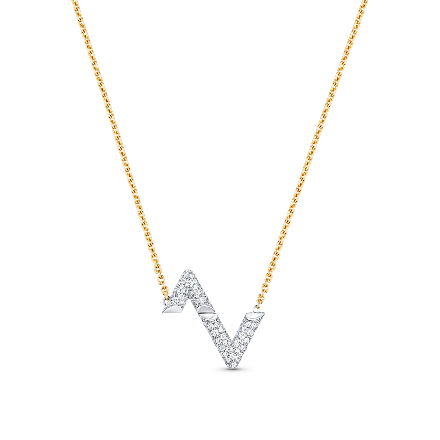 [Love Aura]VOLT SILVER DIAMOND PEDANT NECKLACE