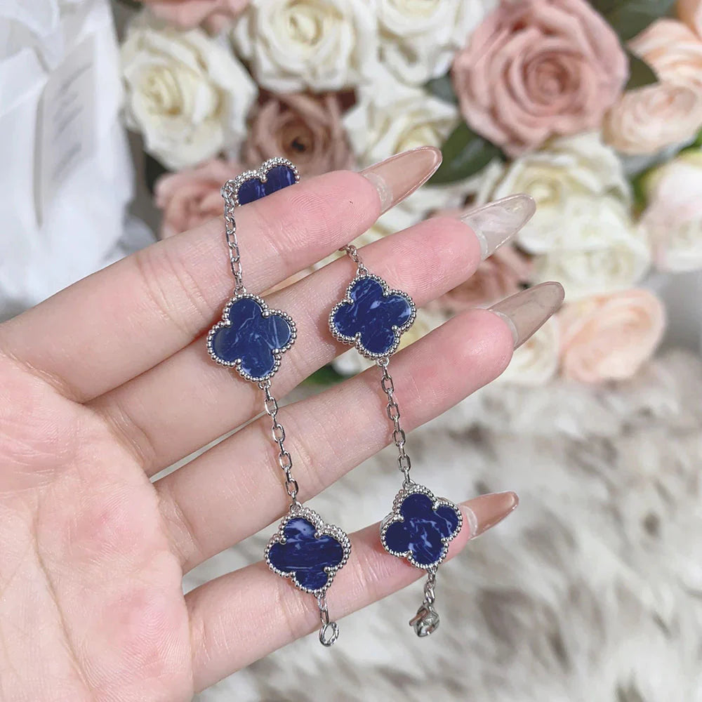 [Love Aura]CLOVER 5 MOTIF PIETERSITE BRACELET COLLECTION