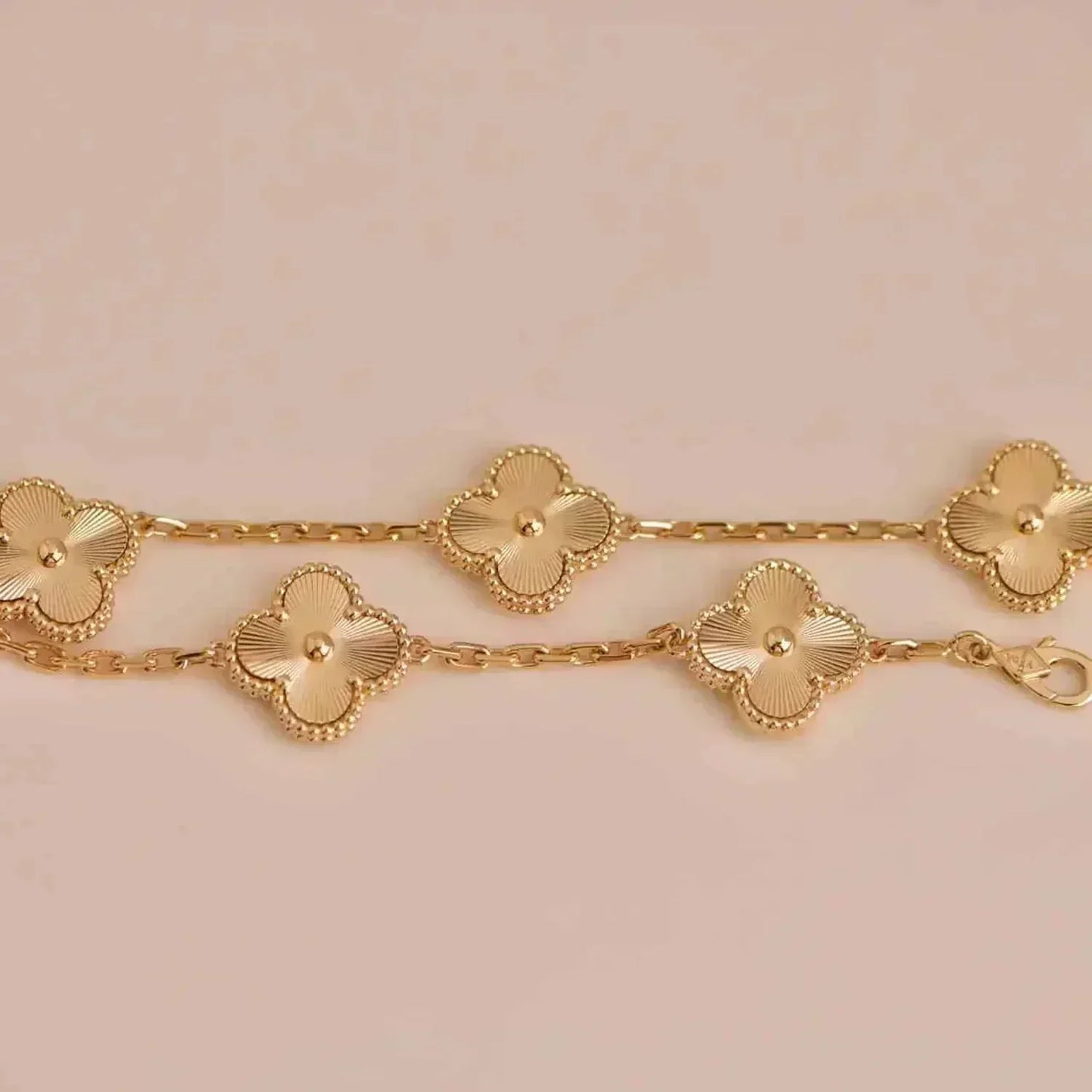 [Love Aura]CLOVER 5 FLOWERS LASER BRACELET