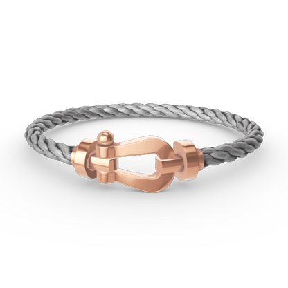 [Love Aura]FORCE LARGE HORSESHOE NO DIAMOND BRACELET ROSE GOLD