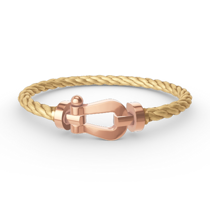 [Love Aura]FORCE LARGE HORSESHOE NO DIAMOND BRACELET ROSE GOLD
