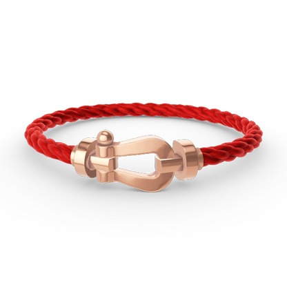 [Love Aura]FORCE LARGE HORSESHOE NO DIAMOND BRACELET ROSE GOLD