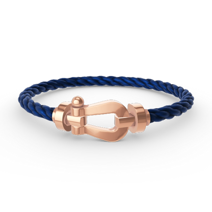 [Love Aura]FORCE LARGE HORSESHOE NO DIAMOND BRACELET ROSE GOLD