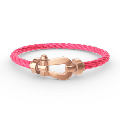 [Love Aura]FORCE LARGE HORSESHOE NO DIAMOND BRACELET ROSE GOLD