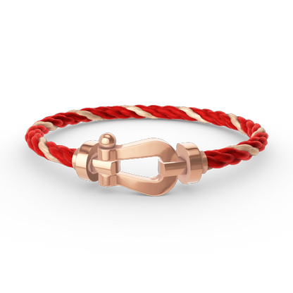 [Love Aura]FORCE LARGE HORSESHOE NO DIAMOND BRACELET ROSE GOLD