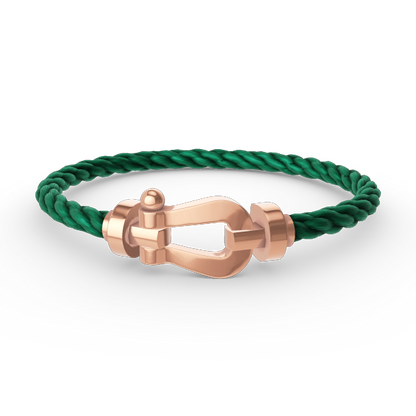 [Love Aura]FORCE LARGE HORSESHOE NO DIAMOND BRACELET ROSE GOLD