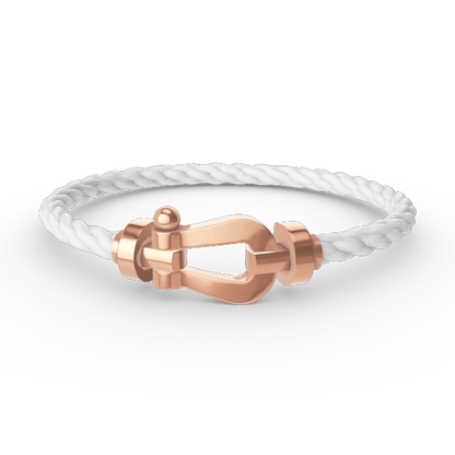 [Love Aura]FORCE LARGE HORSESHOE NO DIAMOND BRACELET ROSE GOLD