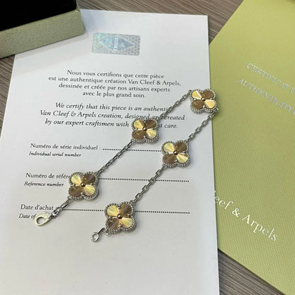 [Love Aura] CLOVER 5 MOTIF LASER BRACELET COLLECTION