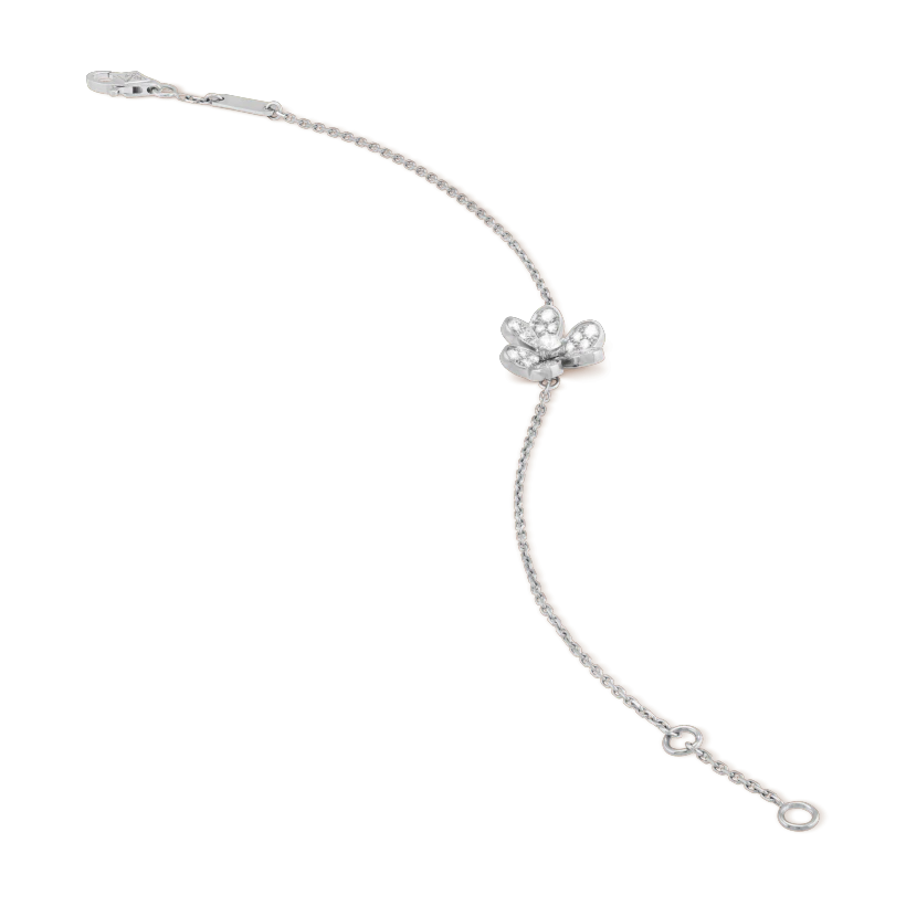 [Love Aura]FRIVOLE SILVER FLOWER DIAMOND BRACELET