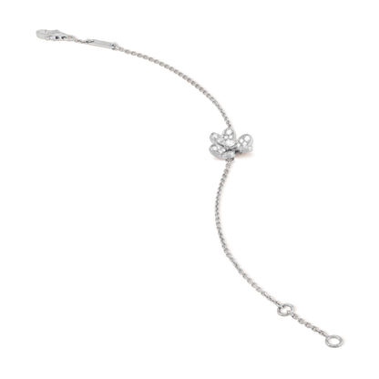[Love Aura]FRIVOLE SILVER FLOWER DIAMOND BRACELET