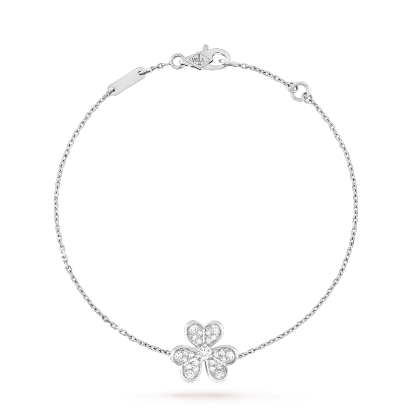 [Love Aura]FRIVOLE SILVER FLOWER DIAMOND BRACELET