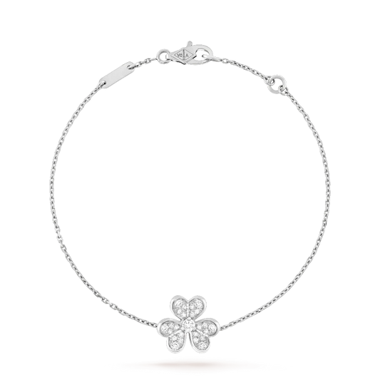 [Love Aura]FRIVOLE SILVER FLOWER DIAMOND BRACELET