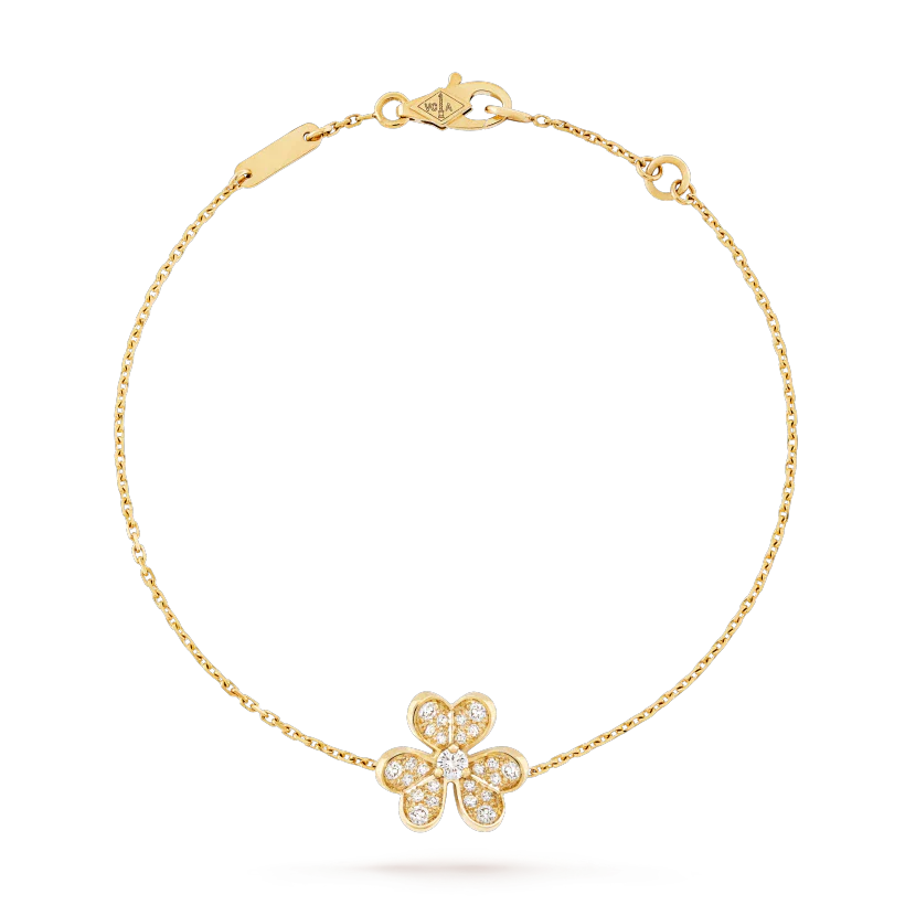 [Love Aura]FRIVOLE GOLD FLOWER DIAMOND BRACELET