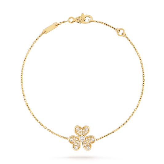 [Love Aura]FRIVOLE GOLD FLOWER DIAMOND BRACELET