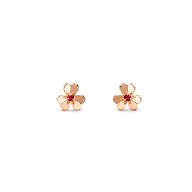[Love Aura]FRIVOLE  FLOWER PINK EARRINGS